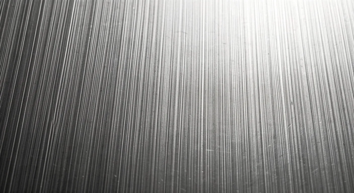 Textura de placa de aluminio cepillado
