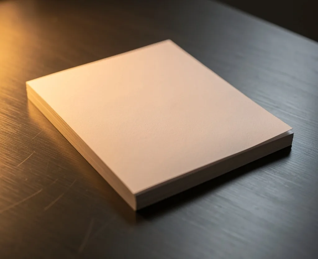 Carta oficial sobre superficie de metal